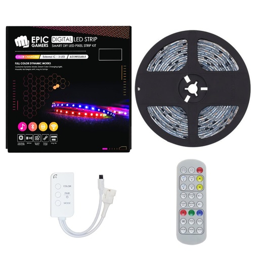 [50113378] Epic Gamers Addressable RGB LED Strip V1 - 10 Meters - إضاءة