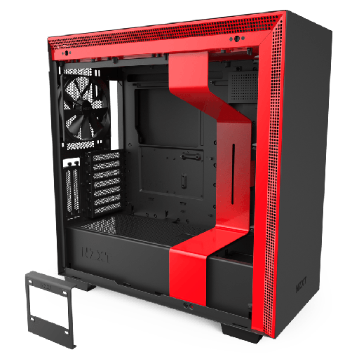 [10622756] NZXT H710i - ATX Mid Tower Case - Black/Red - صندوق
