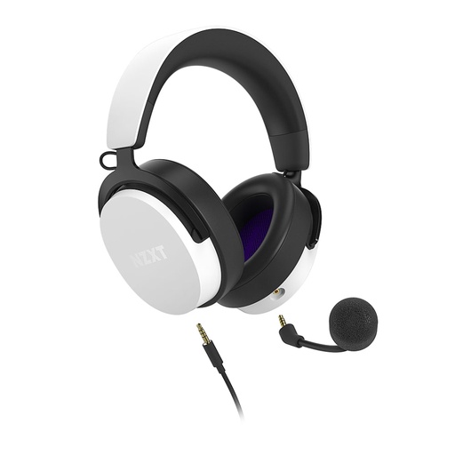 [2042220909] NZXT Relay Wired PC Gaming Headset - White - سماعة