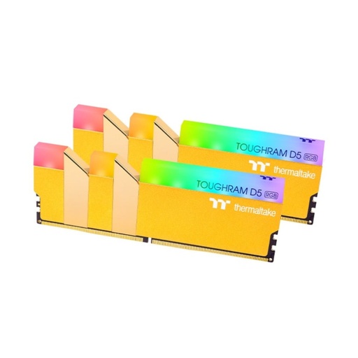 [10431121929] Thermaltake TOUGHRAM RGB D5 32GB (2x16GB) DDR5 5600MT/s C36 Memory - Metallic Gold - الذاكرة العشوائية