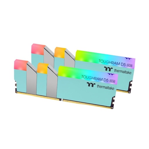 [10431121930] Thermaltake TOUGHRAM RGB D5 32GB (2x16GB) DDR5 5600MT/s C36 Memory - Turquoise - الذاكرة العشوائية